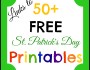 50+ FREE St. Patrick’s Day Printables&nbsp;(Links)