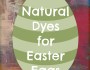 Eco-Friendly All Natural Dyes for Coloring Easter Eggs&nbsp;(Links)