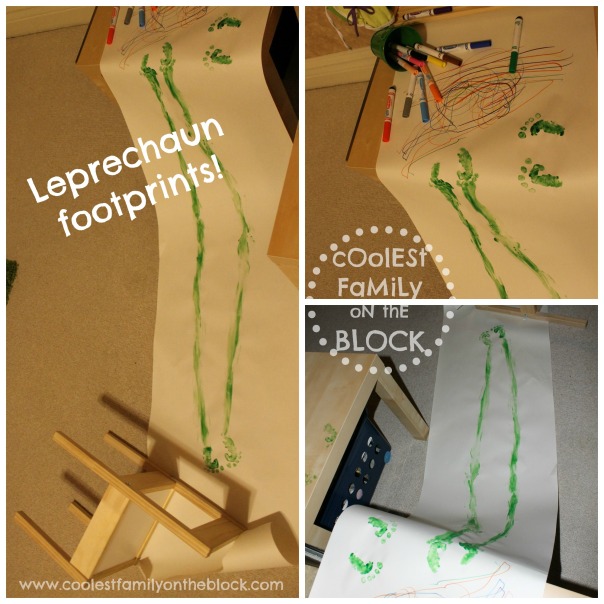 Leprechaun footprints