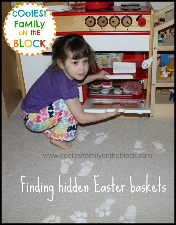 diy Easter bunny paw print trail tradition