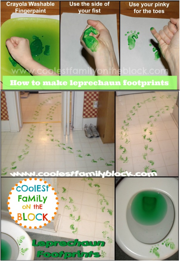 How to make leprechaun footprints video turital