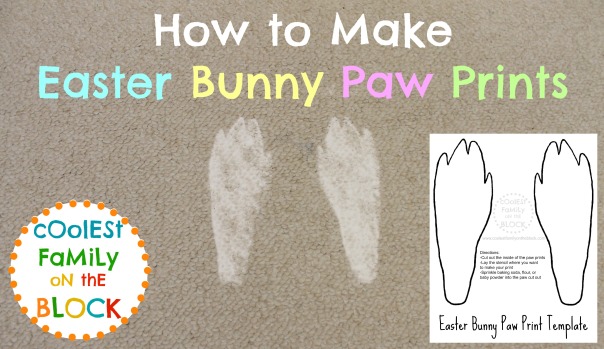 How to Make Easter Bunny Paw Prints Video Tutorial